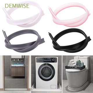 DEMWISE Shower Dam Barrier Water Stopper Bendable Door Bottom Sealing Strip Water Retaining Strip Flood Barrier Non-slip Silicone Bathroom Accessories Dry and Wet Separation Shower Dam Self-Adhesive/Multicolor