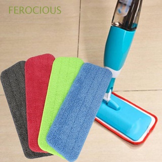 feroces almohadillas para fregona de polvo de piso lavables en aerosol de microfibra plana en seco húmedo recambio de limpieza de repuesto