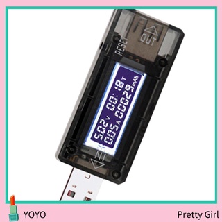 [YO] Usb Tester voltímetro 4V-30V pantalla de tiempo móvil batería Detector de energía (1)