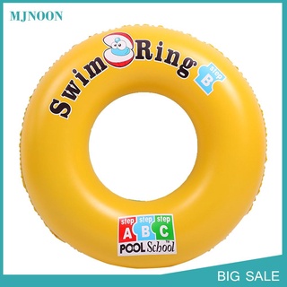 mjnoon adulto niños letras inflable anillo de natación engrosado piscina mar flotador círculo