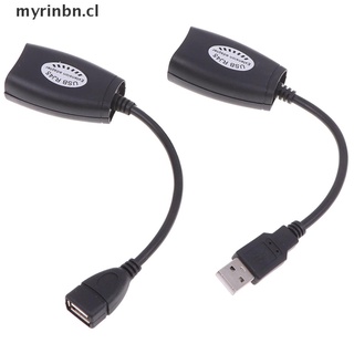 [myrinbn] adaptador extensor usb utp sobre un solo cable rj45 ethernet cat5e 6 hasta 150 pies cl