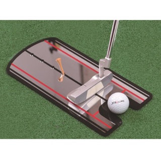 Práctico Golf Putting espejo entrenamiento de Golf ayuda alineación Swing entrenador (1)