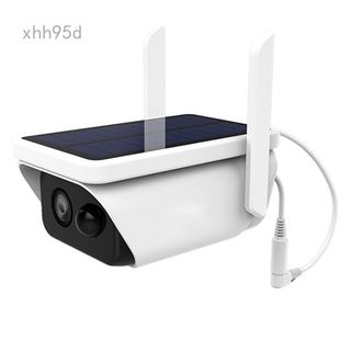 Xhh95d Creacom cámara de seguridad Solar al aire libre recargable batería inalámbrica WiFi CCTV cámara, inalámbrica recargable WiFi 1080P casa IP cámara con detección de movimiento PIR visión nocturna (1)