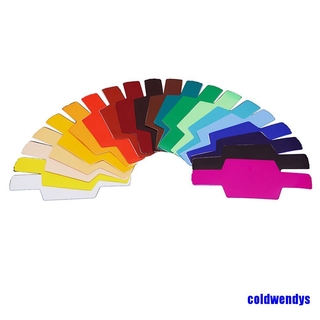 Selens 20pzs 20pzs FLash/FLash/vellite/filtro de gel de Speedlight Color