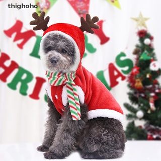 thighoho mascota perro ropa invierno navidad abrigo chaqueta cachorro pug bulldog gato disfraz cl