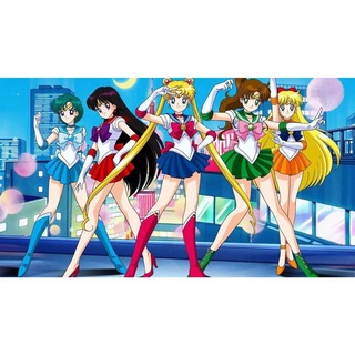 Poster De Seda Estampado Sailor Moon A3-297Mm X 420mm (7)