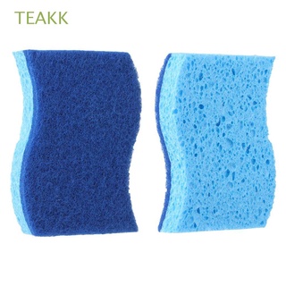 teakk esponja reutilizable para lavar platos, anti-engrasa, celulosa, trapos de limpieza, toallas de lavado de alta densidad, herramientas de limpieza de cocina, multiusos, limpieza de platos, limpieza de microfibra, multicolor