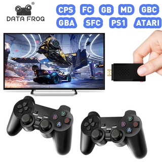 Consola de videojuegos data FROG 4K Compatible con HDMI 10000 Retro Game TV Dendy consola Compatible con PS1/FC/GBA