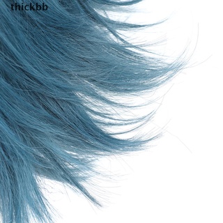 Thickbb Aniem Genshin impacto Xiao 40cm verde mezclado Cosplay peluca trenzada pelo sintético BR