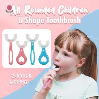 Nu support cepillo de dientes en forma de U de silicona suave cepillo de cabeza 360 Oral limpieza de dientes para niños pequeños