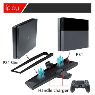 Ps4/Slim/Pro refrigerador multifuncional soporte Vertical PS4 Dual controlador cargador para Sony Playstation 4