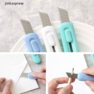 jncl 3 colores mini cortador utilidad cuchillo caja cortador retráctil hoja de afeitar cuchillo jnn