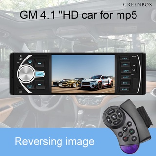 Greenbox 4022B coche MP5 Bluetooth compatible con reproductor de Control del volante 1 Din pantalla de 4.1 pulgadas Audio estéreo automático en la unidad de cabeza de salpicadero (1)