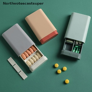 Northvotescastsuper Fashion Portable Nordic Style Pill Box Tablet Pillbox Dispenser Medicine Boxes NVCS