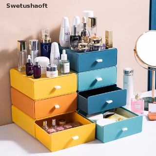 [sweu] 1pcs nuevo organizador de escritorio cajón de almacenamiento de maquillaje caja de almacenamiento apilable joyería contenedor bfd