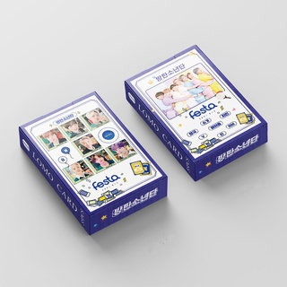 54 unids/caja BTS Photocards 2021 Festa álbum LOMO Card V JK Photocard postal (6)