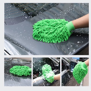 guantes de secado de limpieza de coche ultrafino de fibra de chenilla de microfibra herramienta de lavado de ventanas de limpieza del hogar guante de lavado de coche accesorios (1)