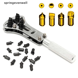 [springevenwell] herramientas de reparación de relojes/reloj/reloj/funda de cambio de batería/abridor/juego de herramientas caliente