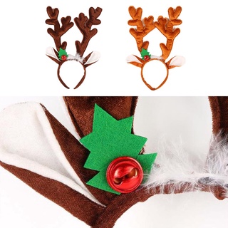 sta adulto niños navidad diadema lindo reno antler santa muñeco de nieve aro de pelo vacaciones fiesta suministros decoración headpiece