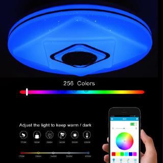 Happylife WIFI bluetooth APP luz LED luces de techo inteligente Control remoto 256 colores 72/36W
