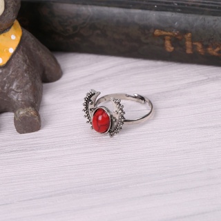 aquí vintage boho midi anillos de dedo conjunto de mujeres luna sol étnico rojo piedra natural anillos de nudillo joyería regalo 14 unids/set (8)