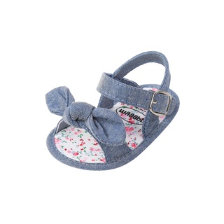 Loveq-zapatos planos antideslizantes con estampado Floral/suave sandalias para bebés/niñas/blanco/azul marino/rosa (8)