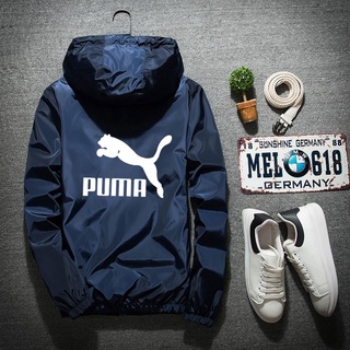 Puma Jacket Spring Autumn Plus Size S-7XL Jacket Men Coat Windbreaker Outwear Unisex Slim Fit Hooded Jackets (7)