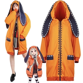 anime kakegurui compulsive gambler runa runa yomozuki cosplay disfraz sudadera con capucha abrigo (1)