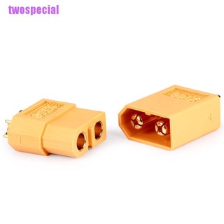 [twospecial] 1/5/10 pares xt60 macho hembra conectores de bala enchufes para rc lipo batería caliente