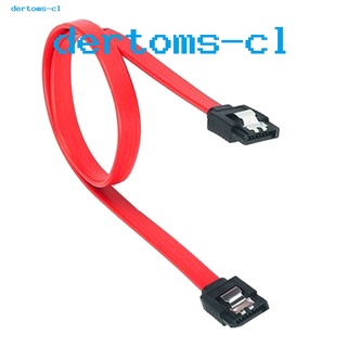 De 45cm SATA 2.0 Cable Hard Disk Drive Serial ATA II Data Lead without Locking Clip (1)