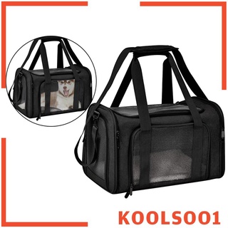 [Koolsoo1] portabicicletas para mascotas, perro pequeño, bolsa de viaje, confort, cara suave