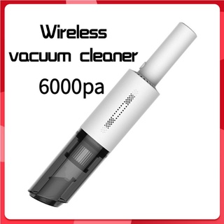 【Ready Stock】6000pa wireless vacuum cleaner Car high-power wet and dry vacuum cleaner Car vacuum cleaner Wireless vacuum cleaner with light Car home dual purpose
