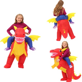 [nuevo]disfraces inflables para niños anime halloween cosplay disfraz pterodáctilo triceratops cosplay navidad