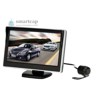Smrt 5 pulgadas Tft pantalla Lcd Monitor De visión trasera del coche Sistema De respaldo De reversa+cámara De estacionamiento Hd