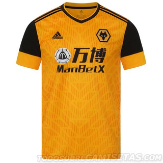 Wolverhampton Wanderers jersey 20/21 casa 1:1 copia fútbol jersey camisas