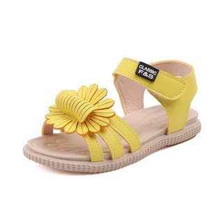 las niñas sandalias de los niños sandalias de playa de los niños zapatos de verano floral dulce princesa suave todos los tamaños 21-36 moda suave antideslizante marca