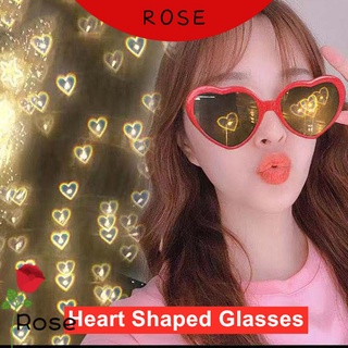 Gafas De Difracción De Corazón Rosa Nuevas Efecto Especial En Forma Duraderas Luces De Larga Duración Se Convierten Imagen De Amor (1)