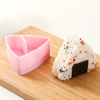 sushi molde triangular antiadherente pp resistente al calor bola de arroz fabricante de prensa para el hogar (1)