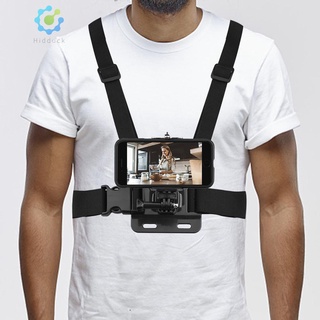 Hidduck - soporte ajustable para teléfono inteligente, Clip para pecho, Vlog, cámara fotográfica, correa de cinturón (4)