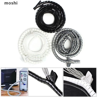 moshi 1m cable management manga pc tv organización envoltura cubierta espiral alambre gestión.