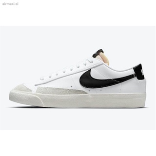 nike✕HOT!!Nike Blazer Low Clean White And Black Sale Dc4769-102 HVE273
