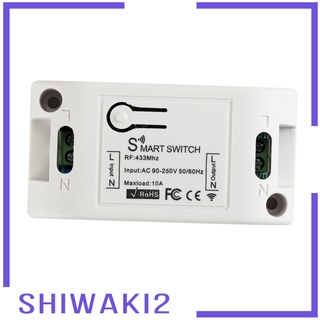[SHIWAKI2] interruptor de luz WiFi módulo interruptor de Control remoto funciona con Alexa Google