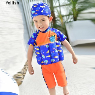 [Fellish] Children's Buoyancy Swimsuit baby boy girl baby swimsuit one piece floating swimsuit swimsuit 436CL