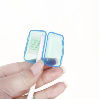 5 unids/Set de viaje portátil Mini cepillo de dientes Protector de cabeza cubierta titular cubierta limpia e higiénica (5)