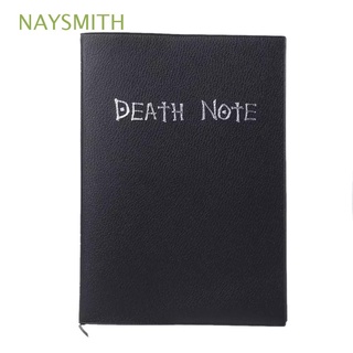 naysmith for gift death note pad diario escolar death note cuaderno coleccionable anime cuero de dibujos animados juego de rol diario pluma pluma/multicolor