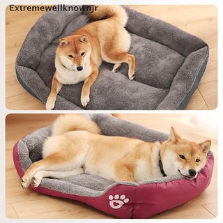 ERMX Dog Beds Waterproof Bottom Soft Fleece Warm Cat Bed House For Puppy Plush Mat HOT