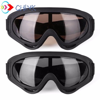 Chink nuevo marco de lente a prueba de polvo gafas de esquí invierno a prueba de viento Moto ciclismo deportes al aire libre Snowboard Unisex gafas protectoras gafas de protección Multicolor