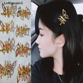 Lollipopm1 niñas precioso hueco arco mariposa horquillas tocado accesorios para el cabello MY