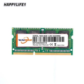DDR3L 8GB 1600mhz Pc3L-12800 204pin módulo de memoria de escritorio módulo de memoria verde