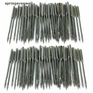 [springevenwell] 50 agujas para máquina de coser regular 11/75 12/80 14/90 16/100 18/110 agujas calientes